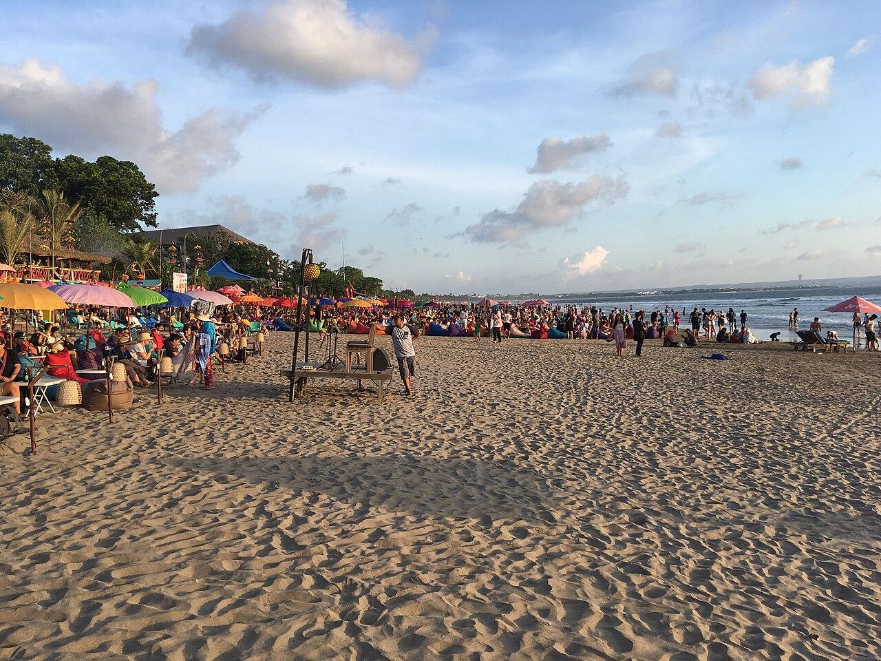 Seminyak Beach in southwest Bali