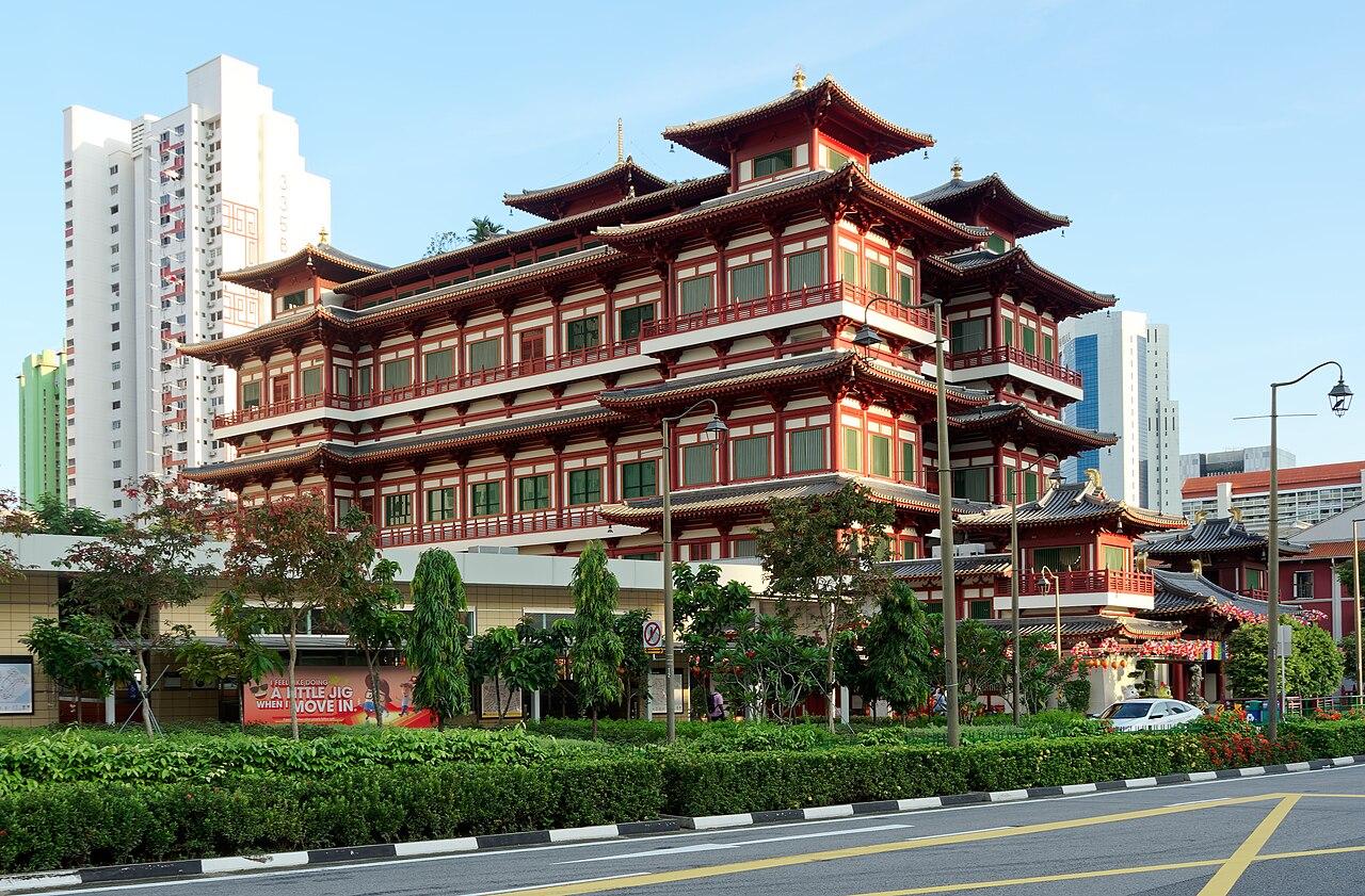 Buddha Tooth Relic Temple on South Bridge Road, Singapore