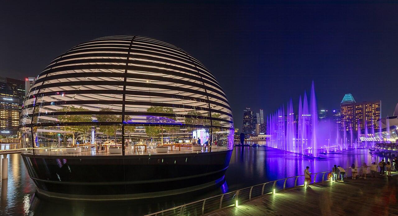 Marina Bay Sands area in Singapore