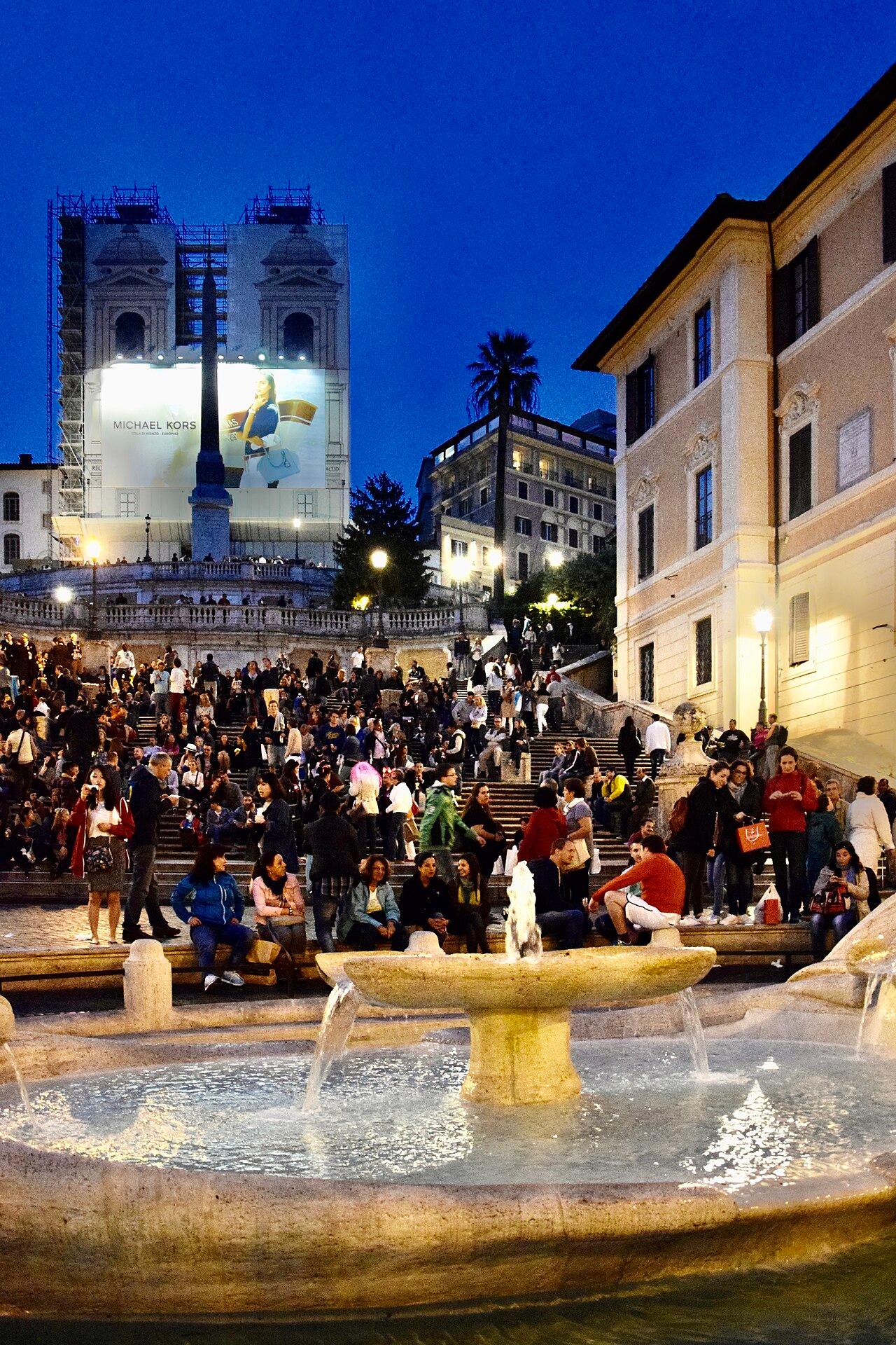 The Spanish Steps in Rome